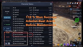 MIR4 110 Stun Success Arbalist Duel Arena Before Maintenance [upl. by Harlen]