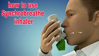 How to Use Synchrobreathe Inhaler asthma watch step by step [upl. by Beck791]