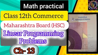 Mathematics Practical Book Solution Class 12th Commerce chapter 13  Maharashtra board HSC MATH [upl. by Teyugn]