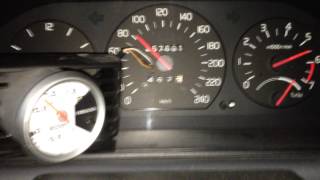 Volvo 940 Turbo acc 0140  VX3 cam 09 bar boost [upl. by Oileduab]