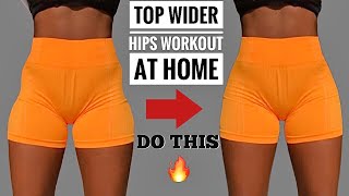 EXTREME HIP DIPS WORKOUT  Get WIDER HIPS Faster  SIDE GLUTES Exercises To Get Rid Of Hip Dips [upl. by Solly]