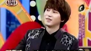 Eng Sub 100 Entertainment  KyuMin moment [upl. by Eelirol975]