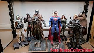 New Shelf Hot Toys Batman Superman Zack Snyders Justice League Daredevil Smallville etc [upl. by Konyn]