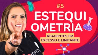 ESTEQUIOMETRIA  REAGENTES EM EXCESSO E LIMITANTE  ProEnem [upl. by Yeldahc488]