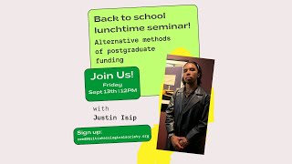 REED Lunchtime Skills Seminar  Alternative methods of postgraduate funding [upl. by Eustashe]