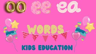 OOEEEA sound words for kids double letter wordsEnglish Phonics englishvocabularyphonics [upl. by Ledoux]