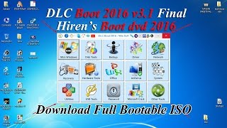 DLC Ultimate Boot 2016 Best Alternative Of Old Hiren’s Boot CD Lovers [upl. by Nywra]