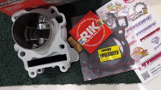 Raider150 fi 68mm ceramic bore kit [upl. by Aehsa372]