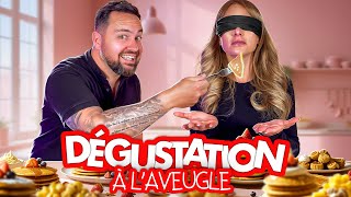 DÉGUSTATION À LAVEUGLE EN COUPLE  C’EST SURPRENANT [upl. by Tien]