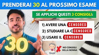 Come prendere 30 agli esami universitari 3 consigli che hanno funzionato [upl. by Eiznekcm]