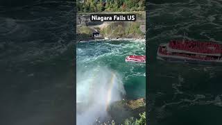 Niagara Falls visit October 12 2024 doublerainbow rainbow [upl. by Annoval]