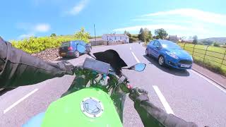 Insane English Countryside  Kawasaki Ninja 300 [upl. by Ahsetra872]