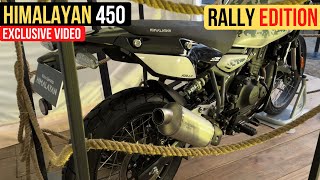 RE Himalayan 450 Rally Edition  Specs  Engine  Colours  Accessories  Exclusive 🤩 [upl. by Llorre118]