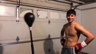 Ryan Garcia demonstrates how to use the cobra bag 🔥 [upl. by Haden]