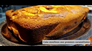 Cake moelleux aux pommes caramélisées [upl. by Ilamad982]