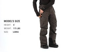 686 Smarty 3In1 Cargo Snowboard Pants Fit Review  Tactics [upl. by Ueihttam]