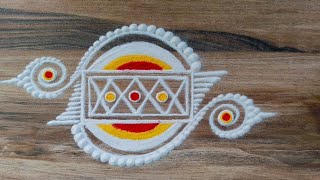 बघता क्षणी मन प्रसन्न होईल अश्या रांगोळ्या  rangoli mydailyrangoli art [upl. by Toffey]