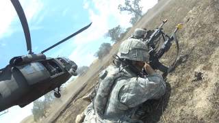 California Army National Guard 184th Infantry conduct combat lanes training [upl. by Terrej931]