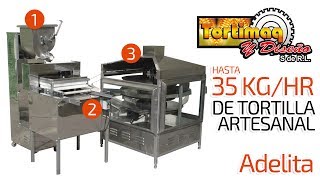 Maquina para hacer tortilla a mano tortilla artesanal  Máquina Adelita  tortimaqcommx [upl. by Aleedis]