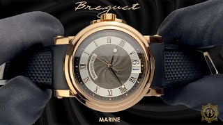 Breguet Marine Automatic Big Date Black Dial Rose Gold 5817BRZ25V8 [upl. by Ainnek]