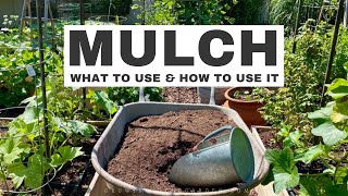 MULCHING YOUR GARDEN WHAT to use and HOW to use it [upl. by Etaner]