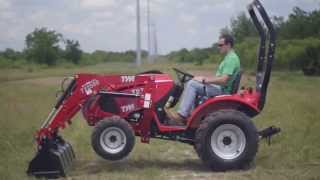 Demo video of NEW TYM T234 Tractor with Loader and HST Transmission [upl. by Deny928]