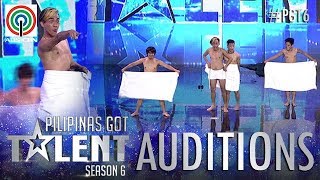 Pilipinas Got Talent 2018 Auditions Mamas Boyz  Towel Dance [upl. by Aivatnuhs874]