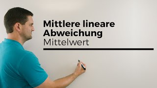 Mittlere lineare Abweichung vom Mittelwert Häufigkeitsverteilung Statistik  Mathe by Daniel Jung [upl. by Anifesoj988]