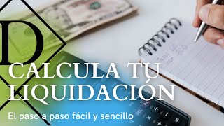 ¿Cómo calcular tu liquidación de trabajo 💵🤔💵  Paso a paso [upl. by Ailin]