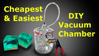 EASIEST amp CHEAPEST Vacuum Chamber DIY for epoxy castings amp resin pouring [upl. by Analah]