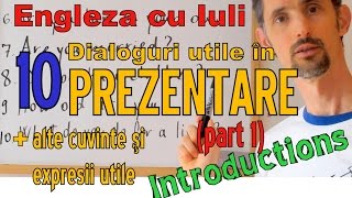 Sa invatam Engleza  PREZENTAREAINTRODUCTION part 1  Lets learn English cu traducere [upl. by Alekahs]