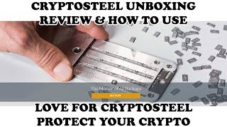 Cryptosteel unboxing Review and How to Use [upl. by Ycnaf105]