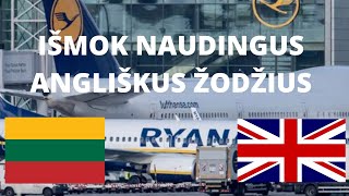 Naudingi žodžiai oro uoste [upl. by Yelrebmyk]