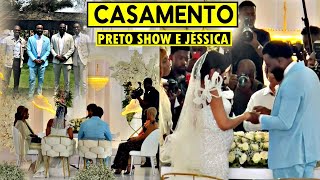 CASAMENTO DE PRETO SHOW E JÉSSICA CARLOS  PARABÉNS AOS NOIVOS [upl. by Esac111]