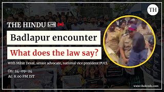 Badlapur encounter—what does the law say [upl. by Nwadahs]