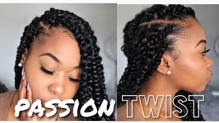 How To Easy PASSION Twist Using Rubber Band Method  Stepbystep  Beginner Friendly  Kinzey Rae [upl. by Ahsekal553]