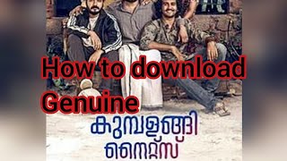 How to download Kumbalangi nights [upl. by Drescher]