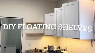 DIY floating shelves [upl. by Juakn]