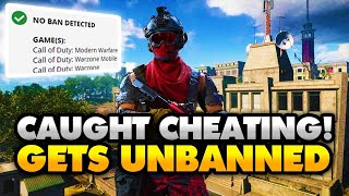 How to Get UNBANNED After Getting Caught Cheating in Call of Duty [upl. by Siurtemed78]