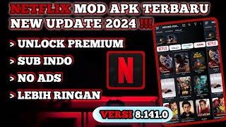 RIVIEW NETFLIX PREMIUM MOD APK TERBARU 2024 [upl. by Eirrehs]