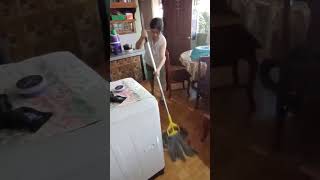 Floor Mopping fypシ゚viral youtubeshorts home cleaning [upl. by Ahsirat]