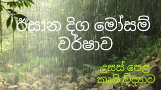 ඊසාන දිග මෝසම් වැසි  Agricultural Science for Advance Level Examination Sinhala medium [upl. by Avah]