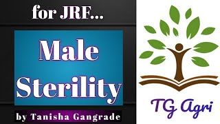 Male sterility  3 line system of Hybrid seed production for JRF by Tanisha Gangrade [upl. by Kit80]