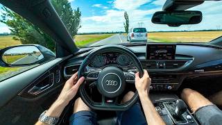 2017 AUDI S7 C75  POV crazy 600HP sleeper STAGE 1 [upl. by Islean509]