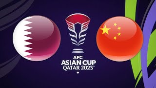 Qatar  China  AFC Asian Cup 2023  eFootball [upl. by Rubel]