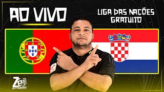 PORTUGAL X CROACIA  AO VIVO LIGA DAS LIGA DAS NAÇOÊS 05092024  REACT [upl. by Agatha]