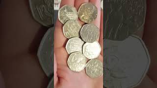 8 FINDS 1 LUCKY BAG 50p Coin Hunt [upl. by Atile]