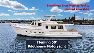 2024 Fleming 58 BRAND NEW FROM FLEMING YACHTS  Now in Seattle WA [upl. by Osi733]