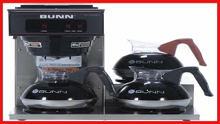 BUNN VP173 12Cup Low Profile Pourover Commercial Coffee Maker 3 Lower Warmers 133000003 [upl. by Vance]