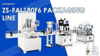 Zonesun ZSFAL180F6 Packaging Line productionline bottlinglines packagingline [upl. by Karita867]